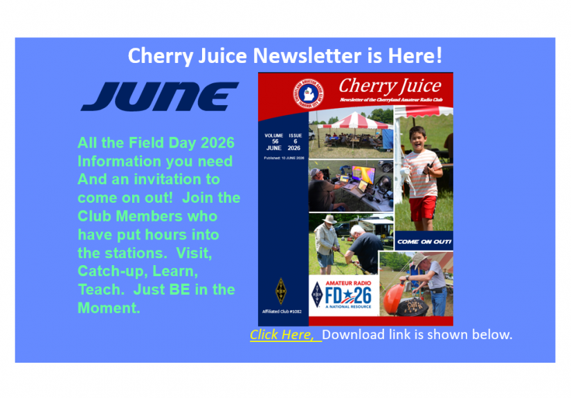 JUNE Cherry Juice Newsletter Ad